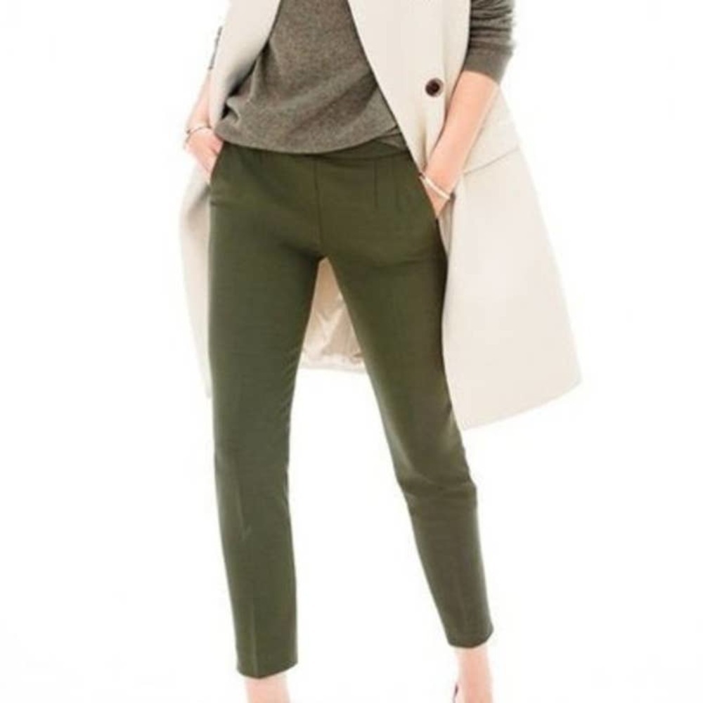J Crew Marnie Side Zip Crop Pants SZ 12​​​​​​​​